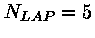 $N_{LAP}=5$