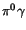 $\pi^0 \gamma$