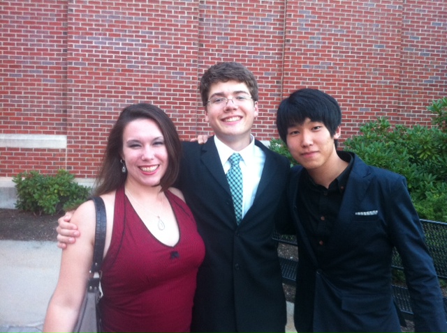 Alex, Lacey, and Hoon at the Banquet